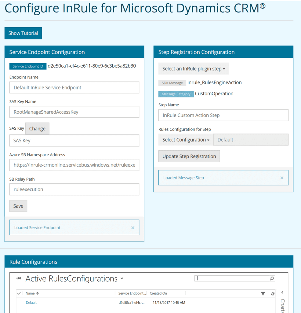 Configure InRule For Microsoft Dynamics CRM