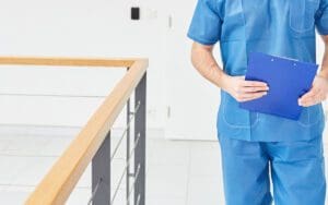 nurse in a hospital