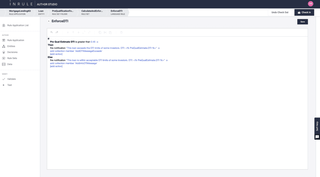 Decision authoring