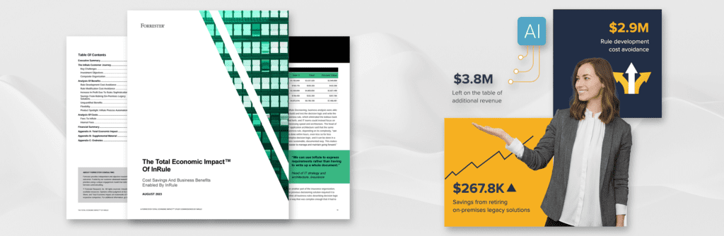 Forrester Total Economic Impact cover and Cost of Inaction side by side